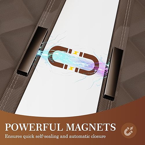 Miniatura 35 de Yotache Cortina magnética para puerta con aislamiento térmico para puertas de 36 x 96 pulgadas, tamaño de la cortina de 38 x 98 pulgadas, resistente