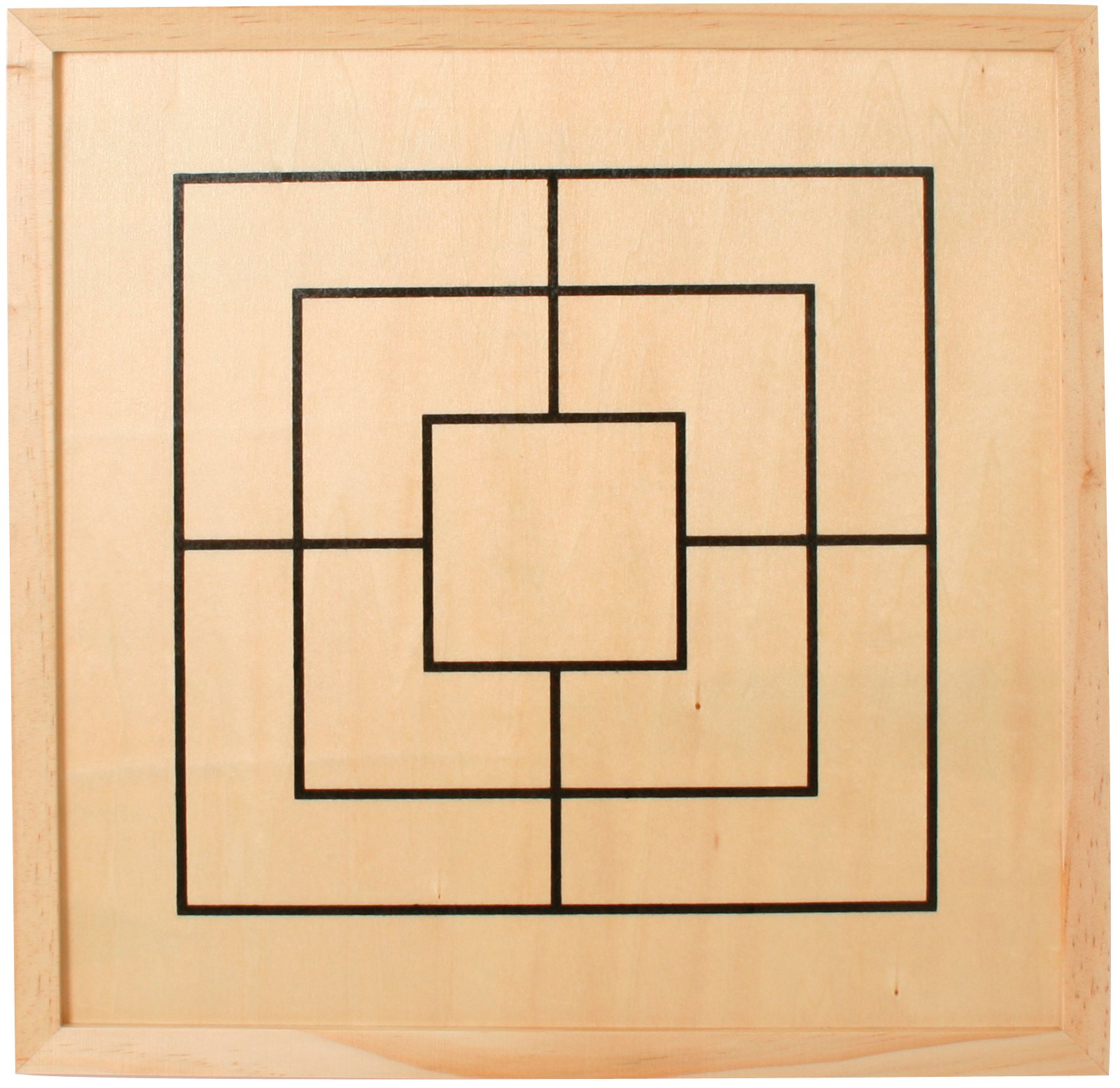 Bartl 101801 Spielesammlung groß mit 9 verschiedenen Gesellschaftsspielen aus Holz