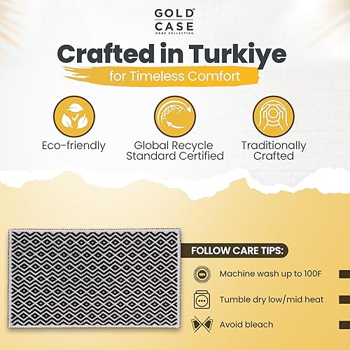 Miniatura 209 de Gold CASE - Juego de 4 toallas de mano turcas para baño, toallas de baño 100% algodón, toalla pequeña de cocina Helen para spa, cara, té y paño