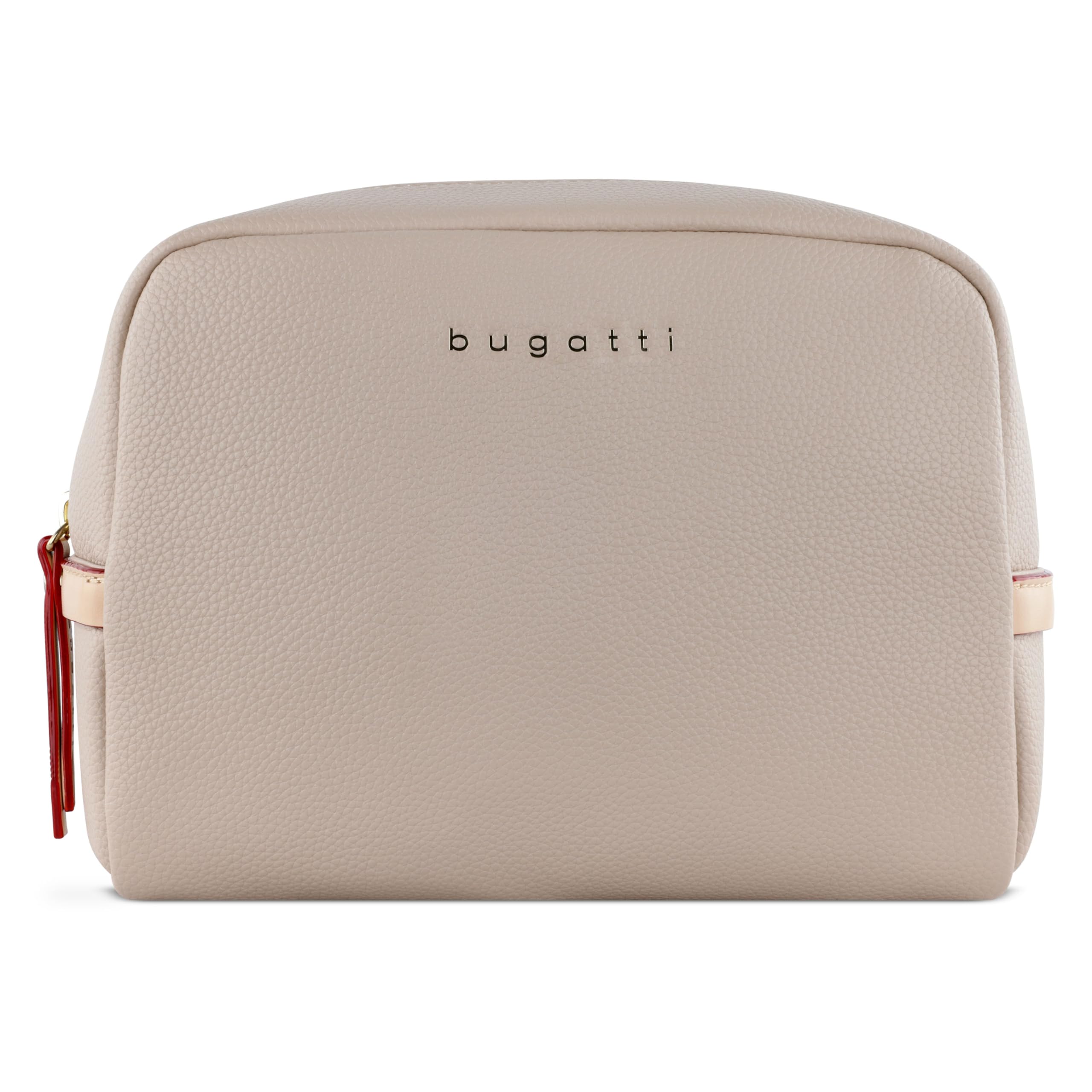 bugatti She Small Women's Travel Toiletry Bag, Beige, Cosmetic Bag