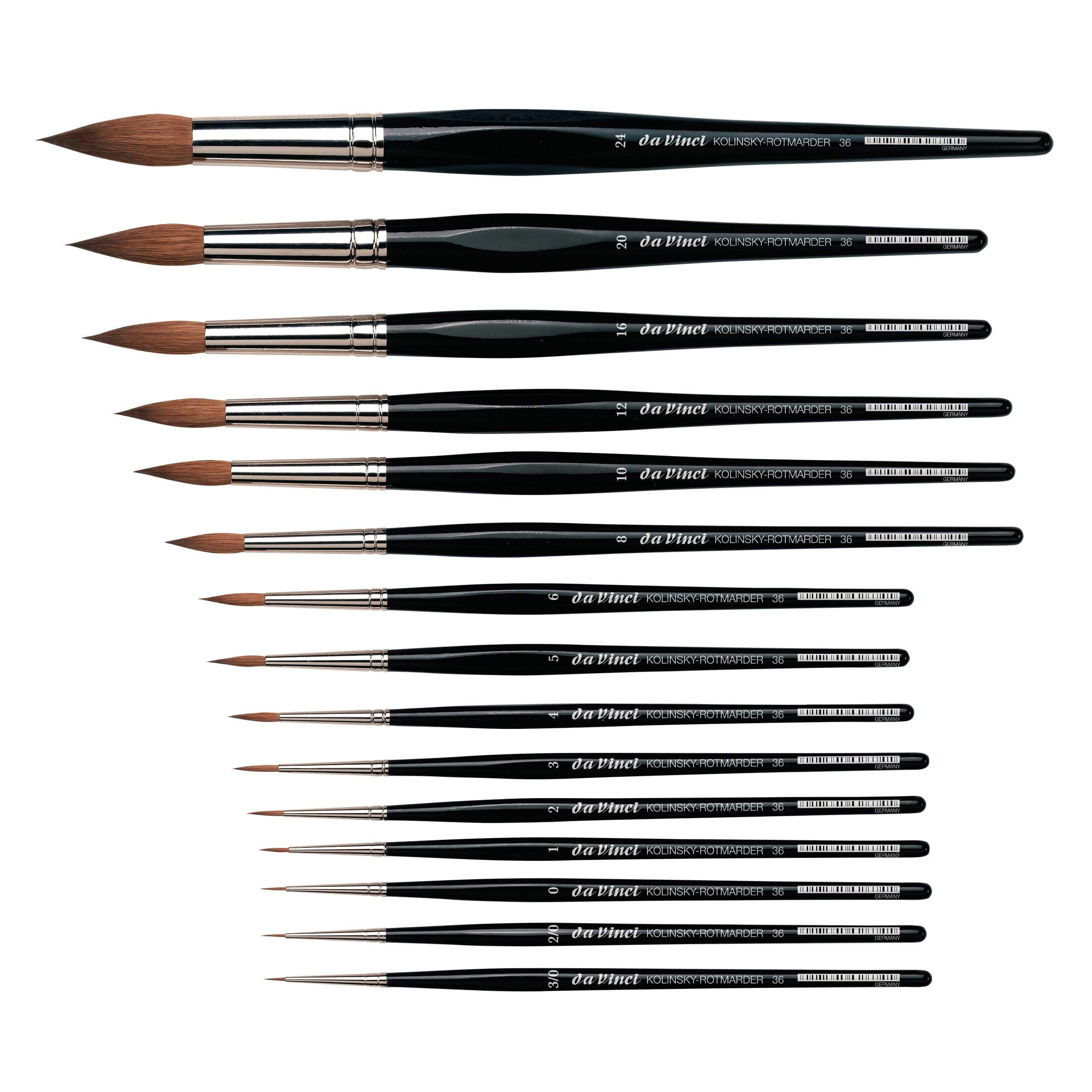 Amazon.com: da Vinci Watercolor Series 36 Paint Brush, Round