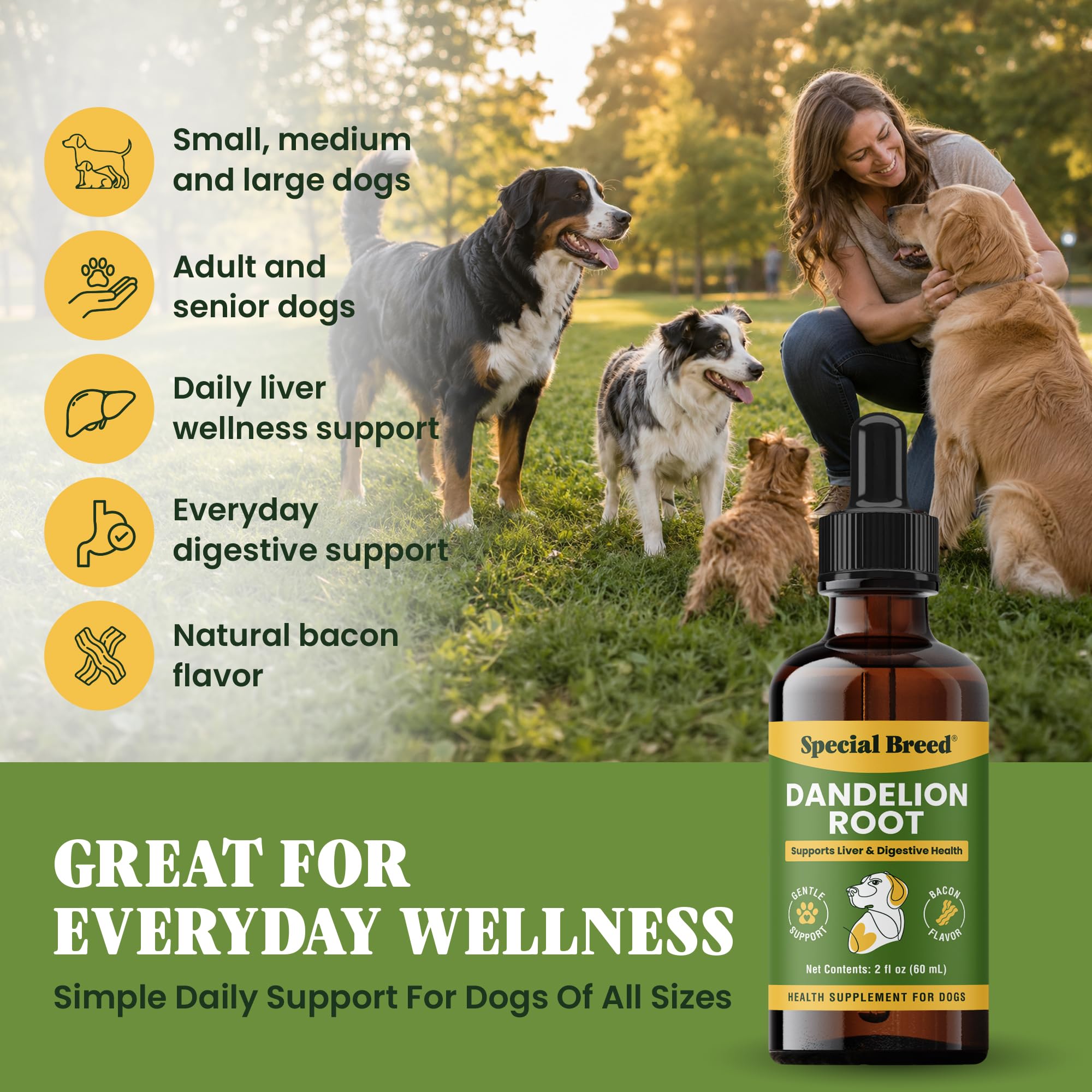 Special Breed Dandelion Root for Dogs - Liver & Digestive Health, 2 oz — Amazon image 3