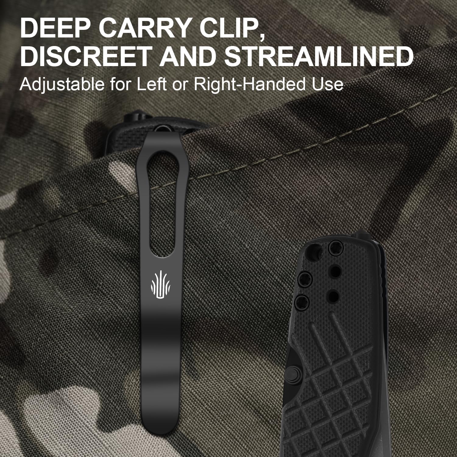 Kizer Aegis T Tactical Pocket Knife, 3.21" D2 Steel Tanto Folding Knife with Black G10 Handle, Thumb Stud Opener Clutch Lock, EDC knives for Outdoor, Tactical and Survival V3774CTM1