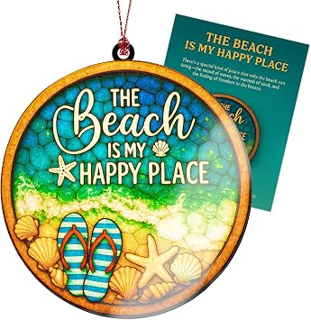 Beach Christmas Ornaments - Beach Ornaments - Beach Christmas Decor - Tropical Christmas Ornaments - Coastal Christmas Ornament - Tropical Ornaments - Beachs Gifts