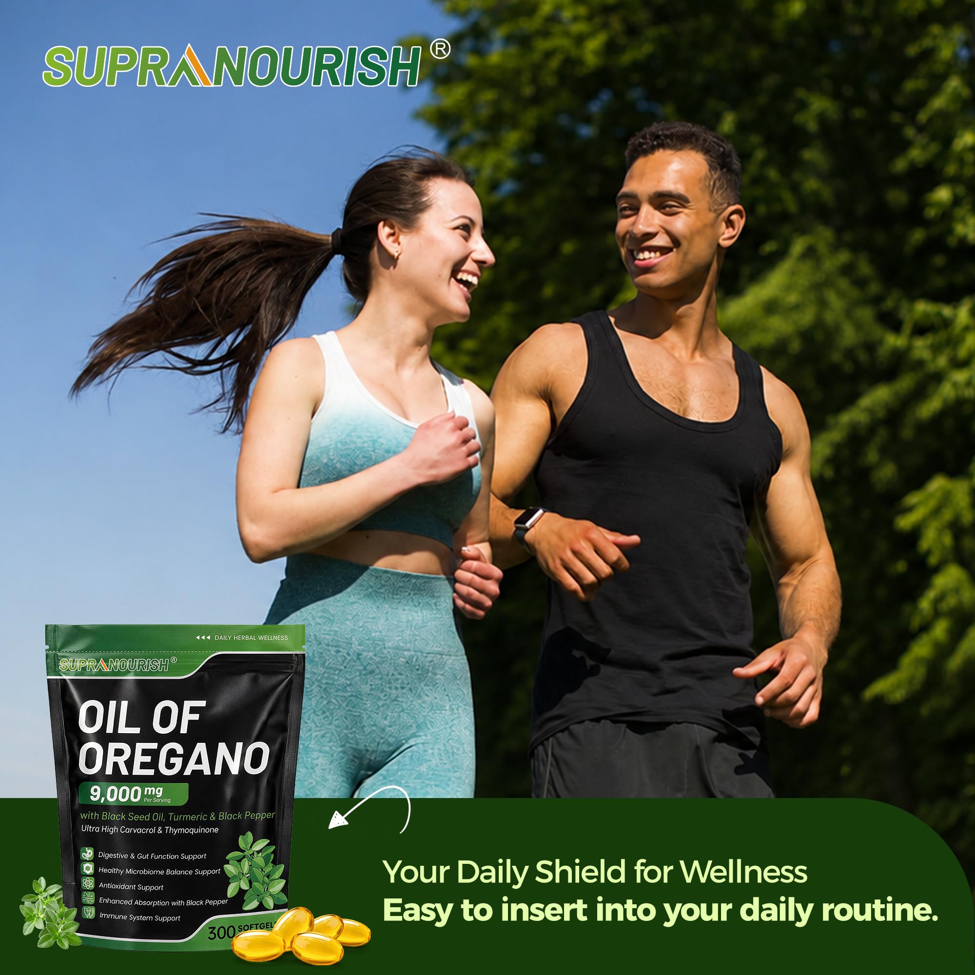 Oil of Oregano with Black Seed Oil, 300 Softgels — Amazon image 7