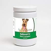 Vista 170 de Healthy Breeds Golden Retriever - Aceite de salmón masticable suave, 90