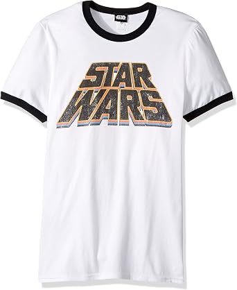 Star Wars Men's Official 'slanty Logos 