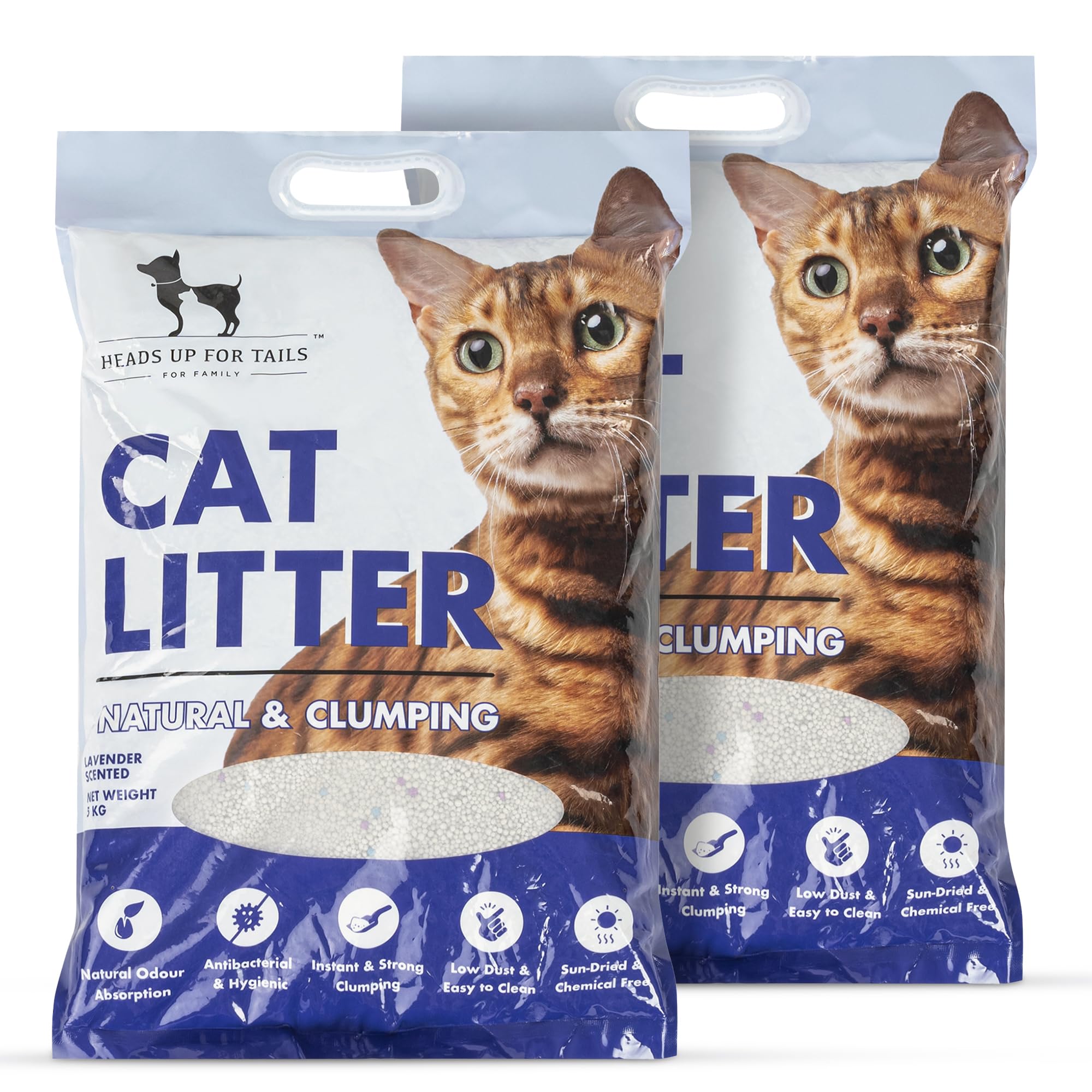 HUFT Natural & Clumping Cat Litter - Lavender - 10kg | Fast Absorbing & Odor Control | Low Tracking | Suitable for Cat Litter Box, Tray & Automatic Boxes | Soft on Paws | Easy to Clean-image-36