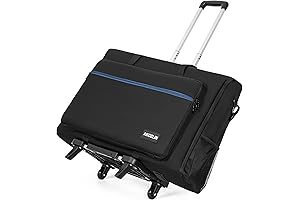 AKOZLIN Rolling LCD Monitor Travel Case