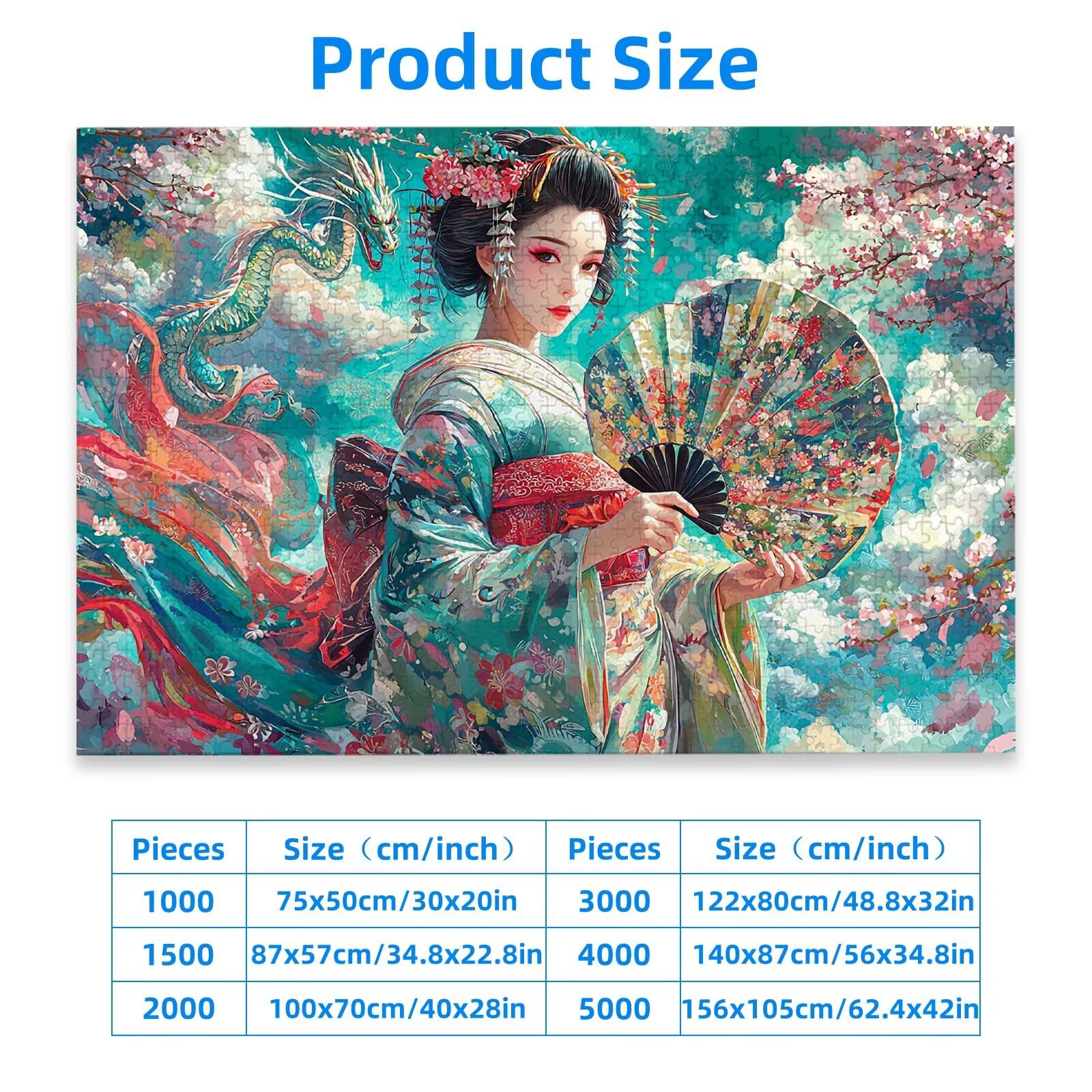 Puzzle 5000 sztuk Japonia, Uroda Puzzle 5000 sztuk dla dorosłych i nastolatków, drewniane puzzle z wykwintnym opakowaniem, rodzinne gry edukacyjne, dekoracje domu, prezent dla dorosłych-1641