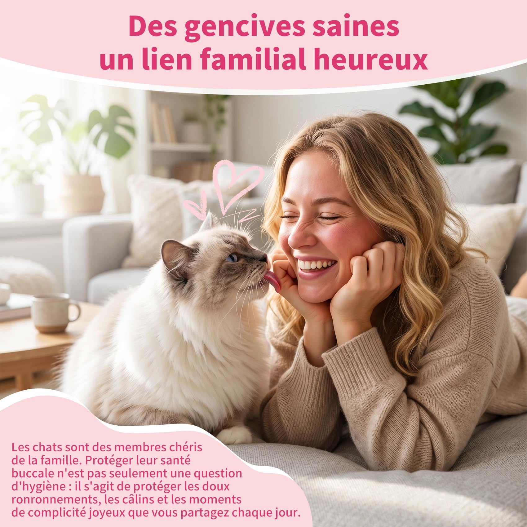 Dentifrice Enzymatique pour Chats - Kit Dentaire avec Brosse, Gel sans Parfum Contre la Plaque et Mauvaise Haleine, Prévient Le Tartre - 30g