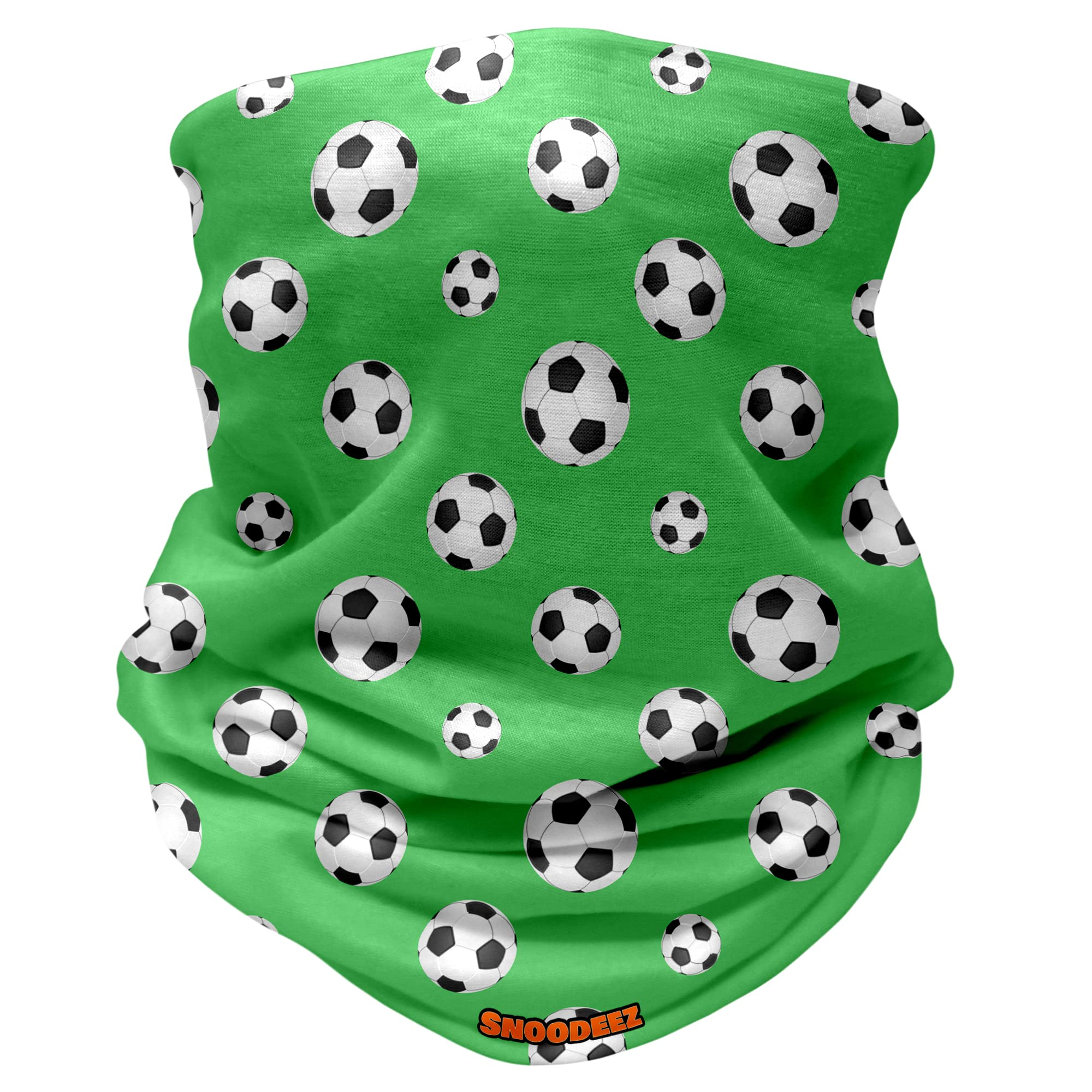 Kids Football Multifunctional Snood headwear (Kelly Green, One Size)