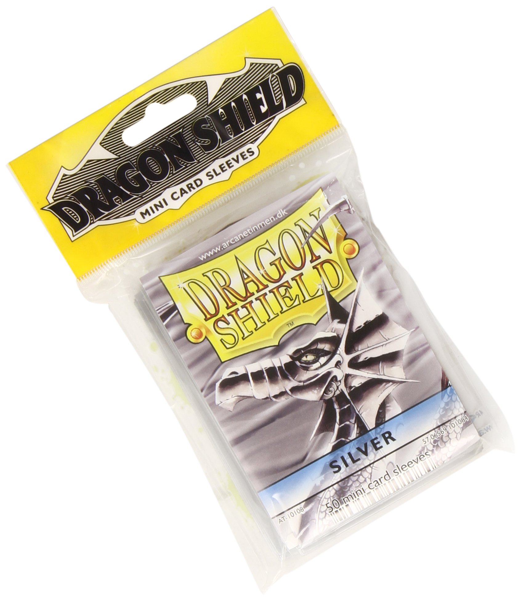 Dragon Shield Sleeves Pack (50 Sleeves, Small, Silver)