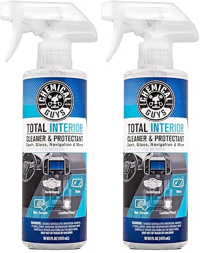 Chemical Guys SPI22016 Total Interior Cleaner and Protectant, Safe for Cars, Trucks, SUVs, Jeeps, Motorcycles, RVs & More, 16 fl oz (Pack of 2)