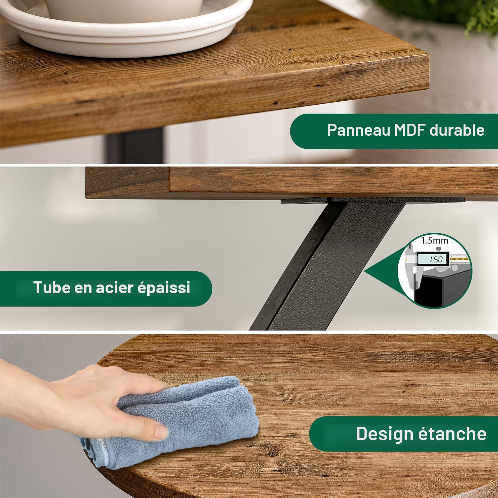 Étagère Plantes d’Intérieur à 11 Niveaux avec Lampes LED, Support Plantes en Métal 160 cm, Gain de Place pour 15–18 Pots, Coin Salon, Chambre, Balcon – Marron