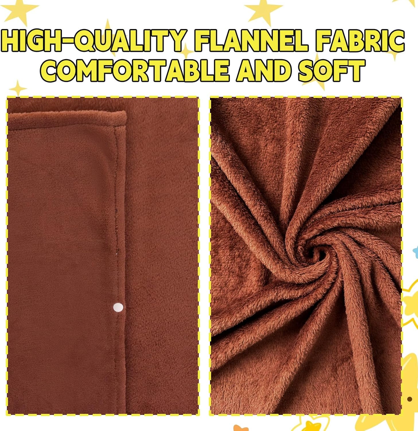 Wearable Blanket Hoodie Adult - Super Soft Animal Blanket with Gloves, Comfortable Warm Gifts for Party Halloween Christmas - Image 3