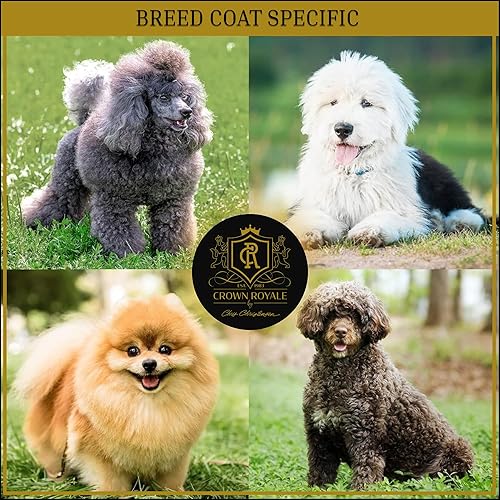 Miniatura 4 de Crown Royale Champú concentrado de limpieza profunda para perros, revive el color y la textura, nutre y estimula el crecimiento del cabello,