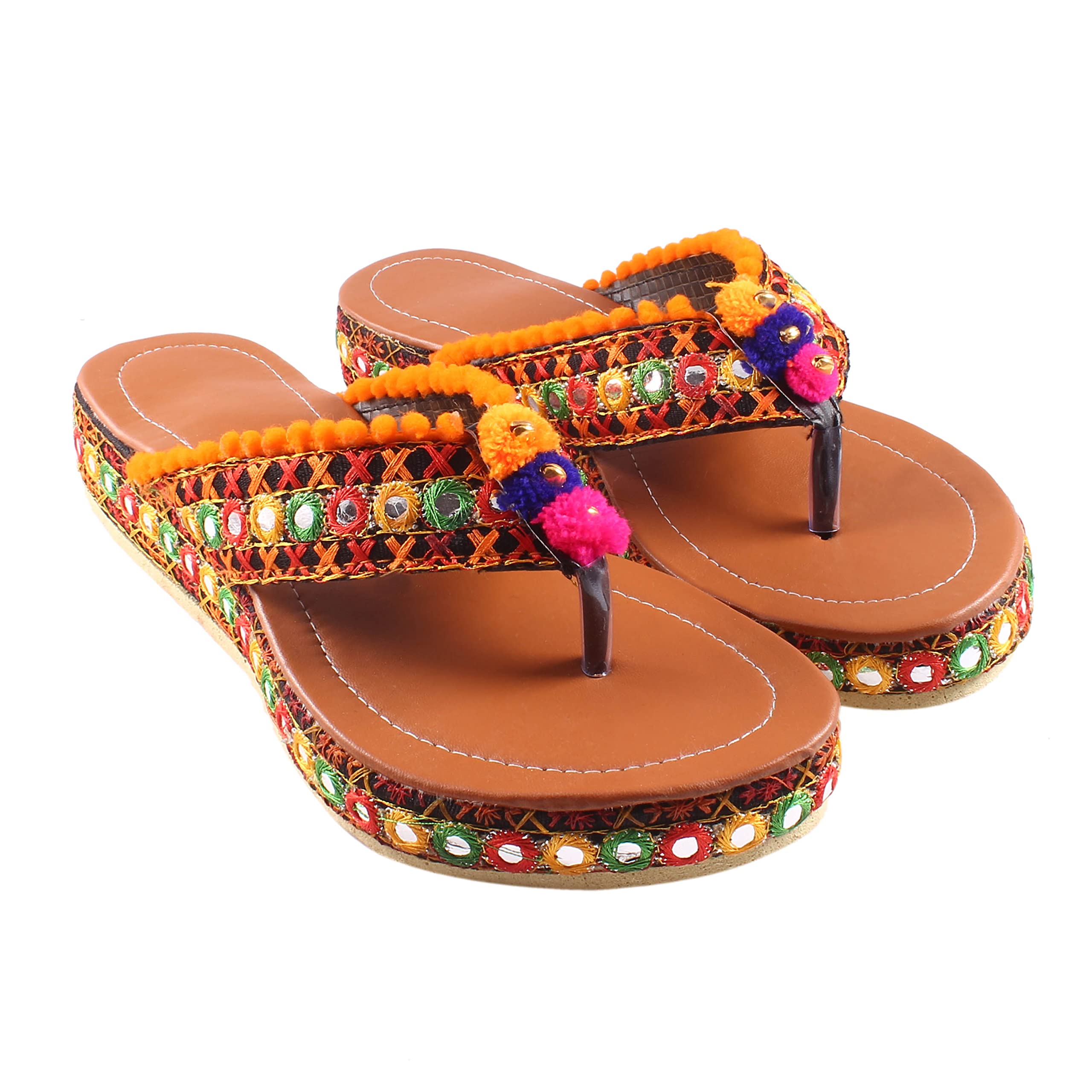 See full amazon price history chart for Rajasthani Jaipuri Work Kolhapuri Ethnic Womens Girls Ladies SLI Fashionable Sandals (Multi Yellow, numeric_8) Rajasthani Jaipuri Work Kolhapuri Ethnic Womens Girls Ladies SLI Fashionable Sandals (Multi Yellow, numeric_8) (B0B42ST239) Amazon Price History, Amazon Price Tracker