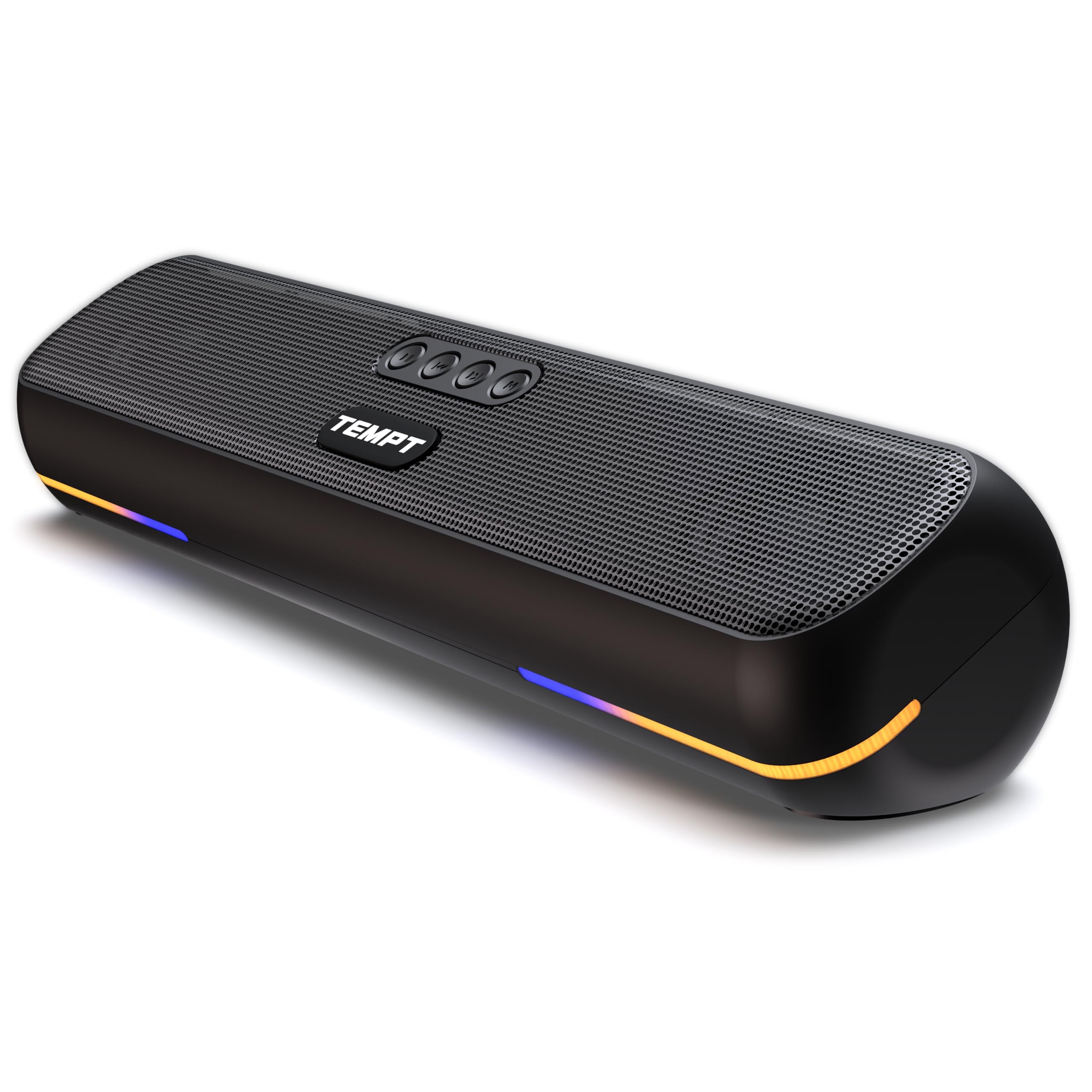 TEMPT CineBar 24W Portable Wireless Soundbar | Dual Bass | RGB LED | 8H Backup | Bluetooth v5.4 | Multi-Connectivity (Black)-image-25