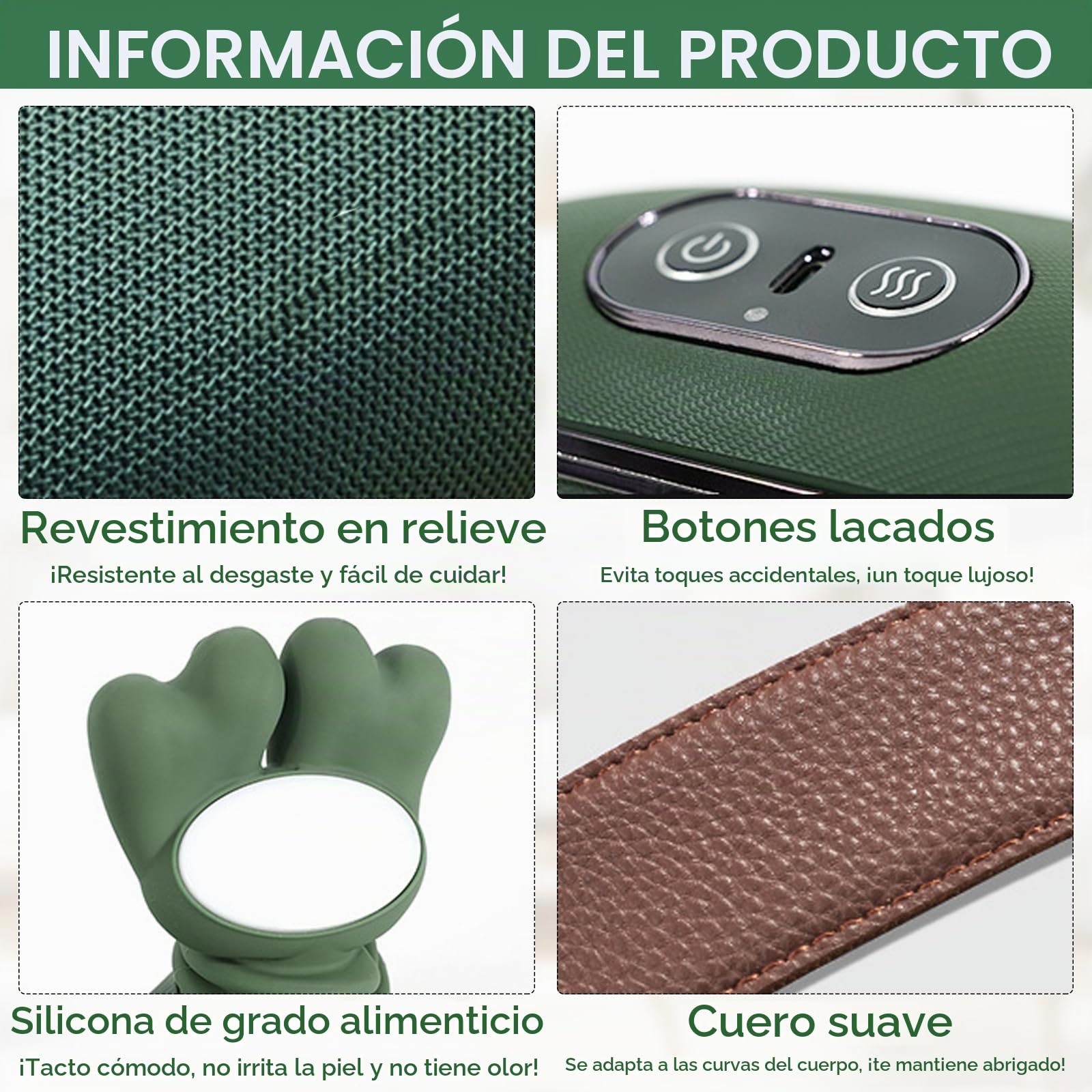 Masajeador, Espalda Massage Master Masajeador Para Hombros 3 Niveles Masaje 2 Niveles Temperatura MasajeadorEléctrico Cuello Con Calor The Master Inalámbrico Para Mujeres Y Hombres Regalos Navidad