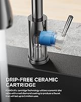 Vista 5 de FORIOUS - Llave de fregadero de acero inoxidable para cocina