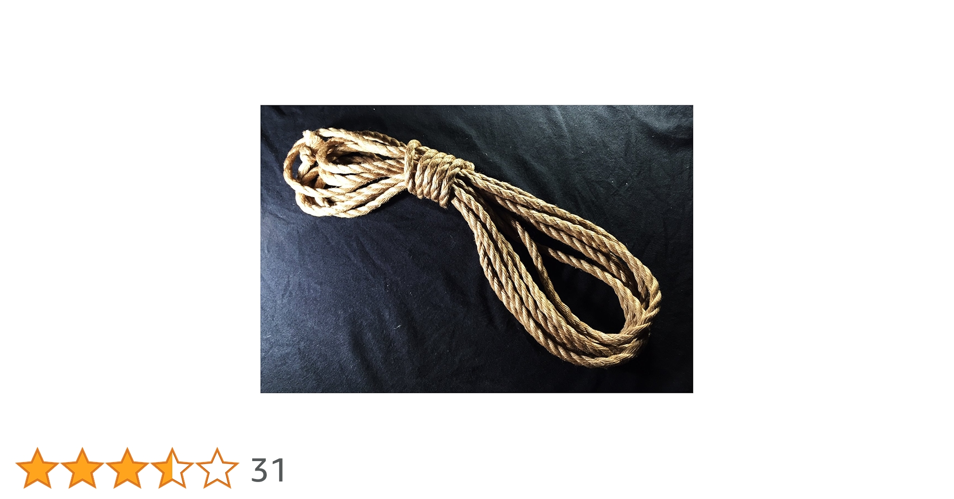 Amazon.co.jp: 高級麻縄 φ6mm/10M 厳選蜜蝋 処理済 : 産業・研究