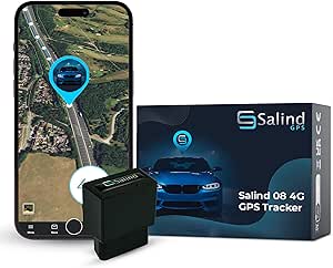Salind 08 4G OBD GPS Tracker for Car, Truck and Other Vehicles, GPS Tracker with App and Direct Connection to OBD Socket, Real Time Path Monitoring via App asin的图片