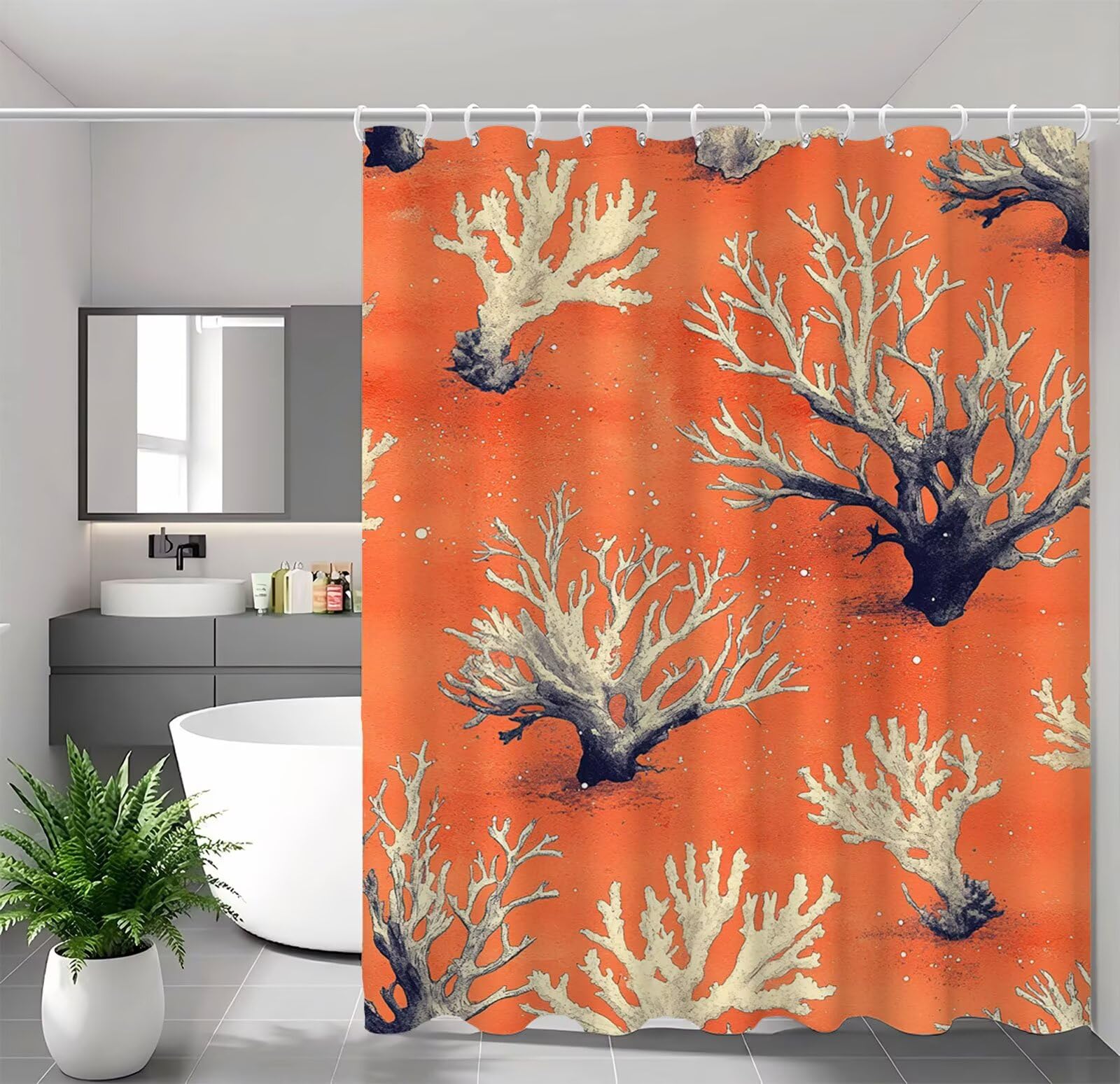 Rideau de douche lavable 80x200 cm pour éviter les éclaboussures dans la salle de bain