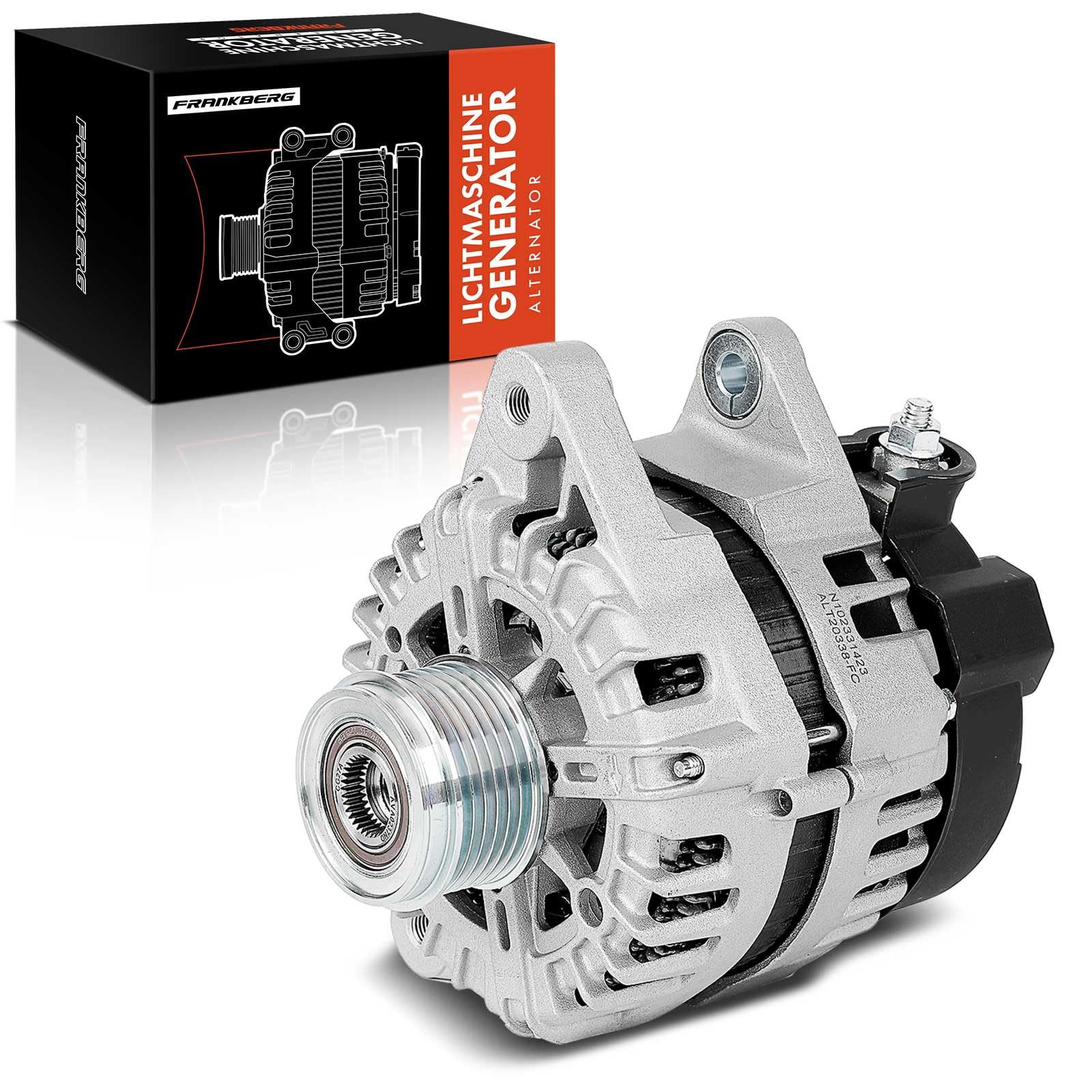 Frankberg Alternateur-générateur 150 A 37300-2F100 | Compatible avec: Sportage SL, Sorento II XM, Santa Fe II CM, iX35 EL ELH LM, Santa Fe III DM DMA, Grand Santa Fe