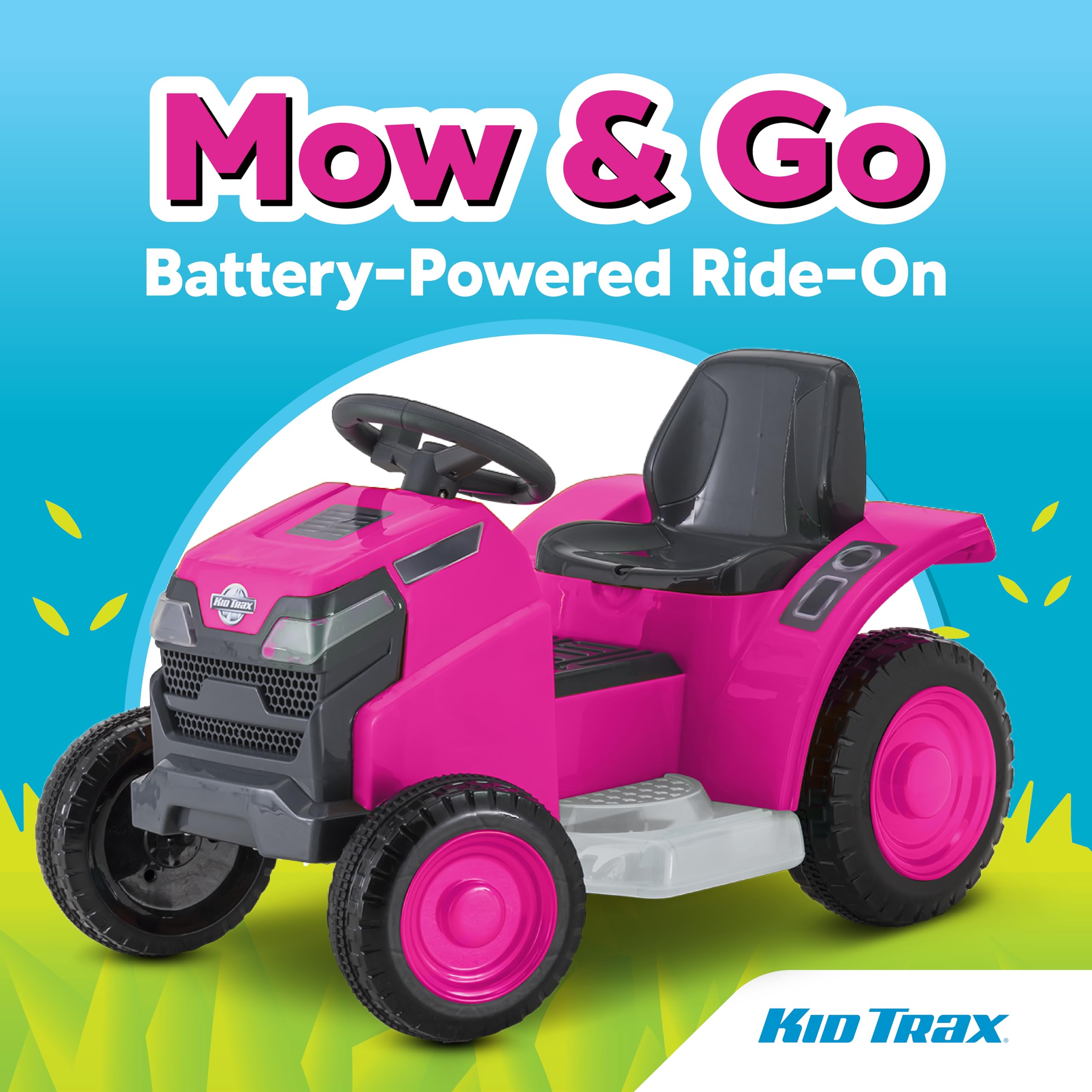 Amazon.com: Kid Trax 6V Mow and Go Ride On Lawn Mower - Electric
