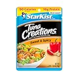StarKist Tuna Creations Sweet and Spicy Pouch (2.6 oz - 1 Pack) Wild Caught, High Protein Shelf Stable Seafood, Gluten Free, Soy Free, No Draining, Ready to Eat for Salads and Sandwiches