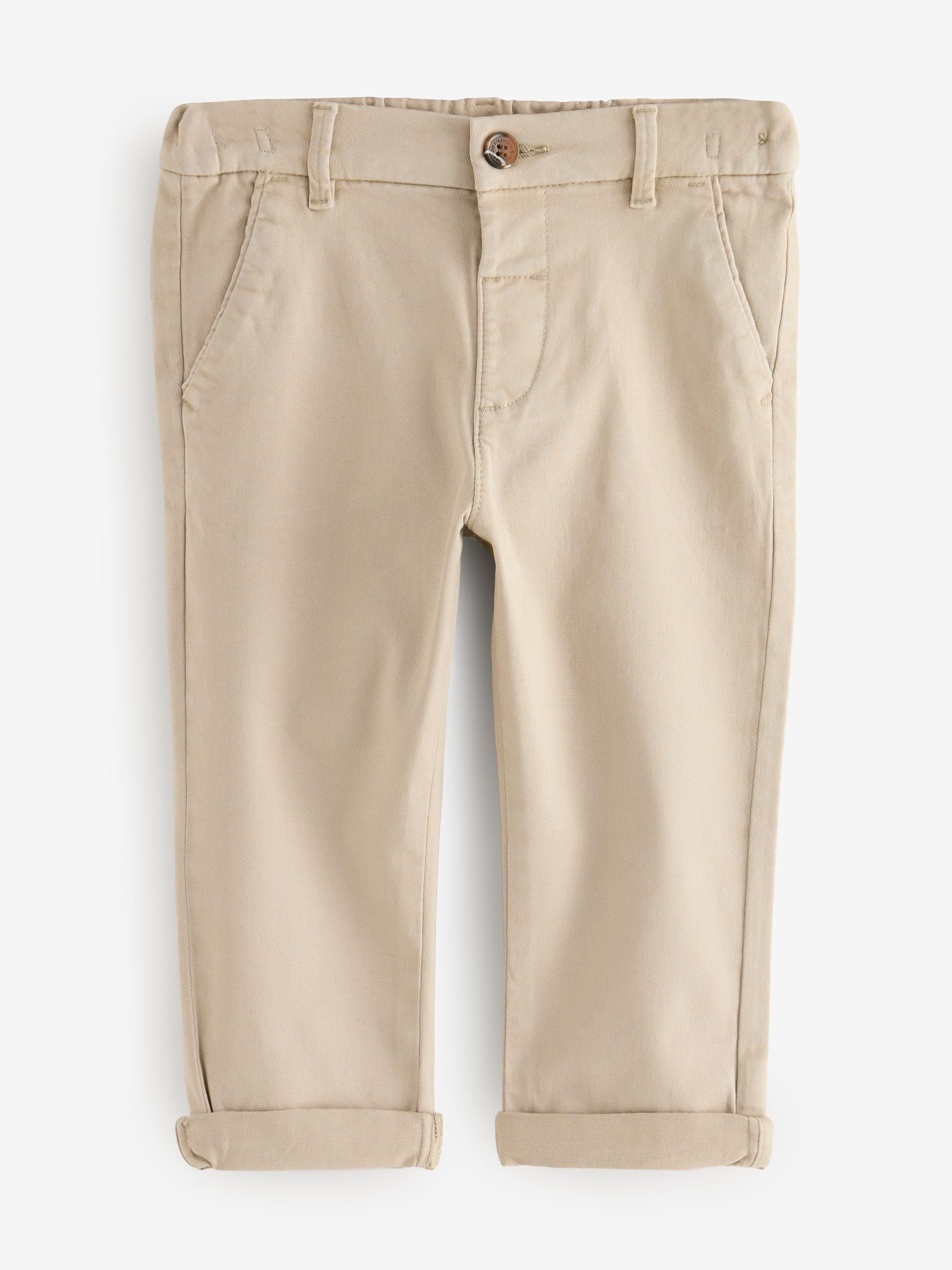 NEXT Jungen Chinohose mit Stretch, 2er-Pack 62-122