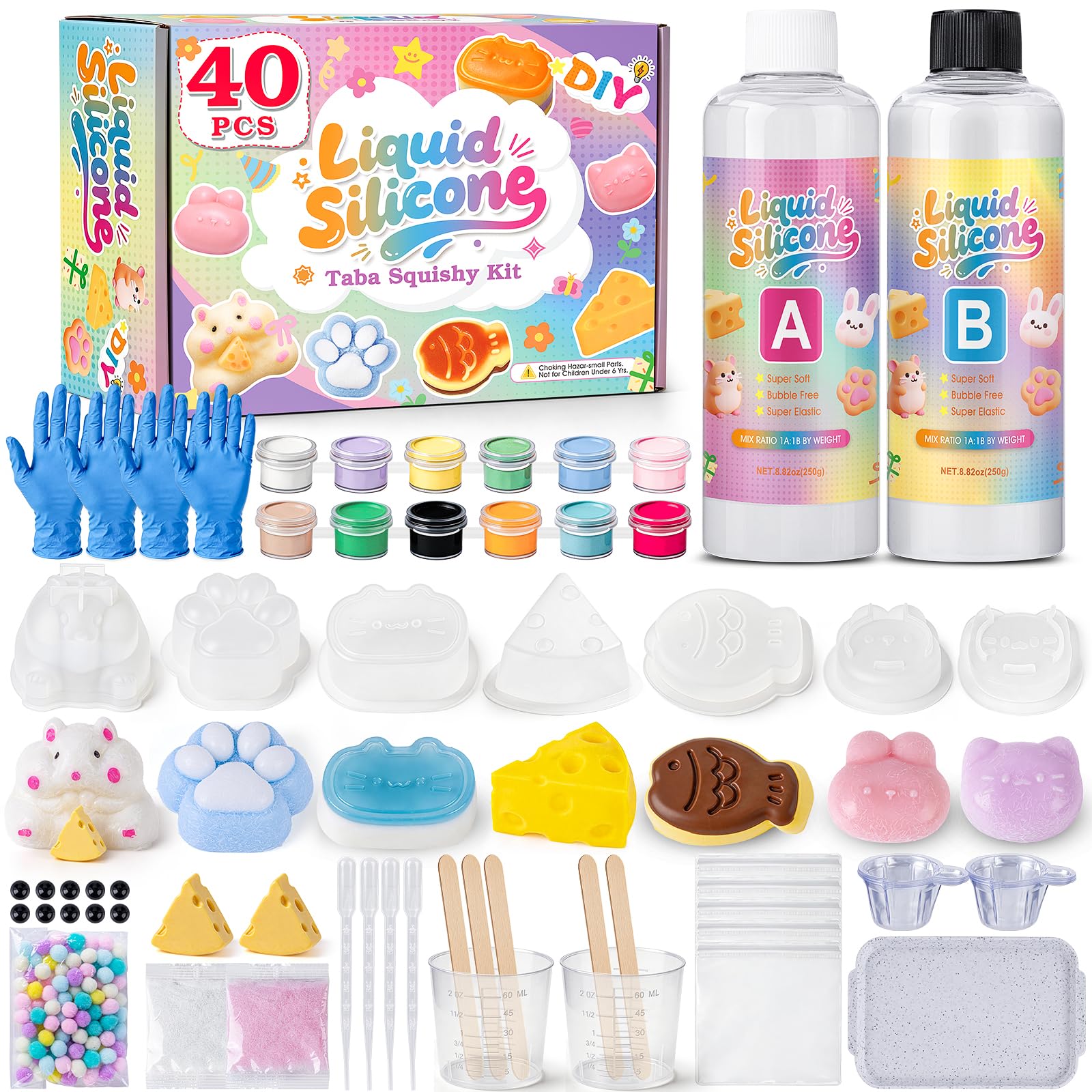 Photo 1 of ***MISSING PARTS***BESNEL Taba Squishy Making Kit