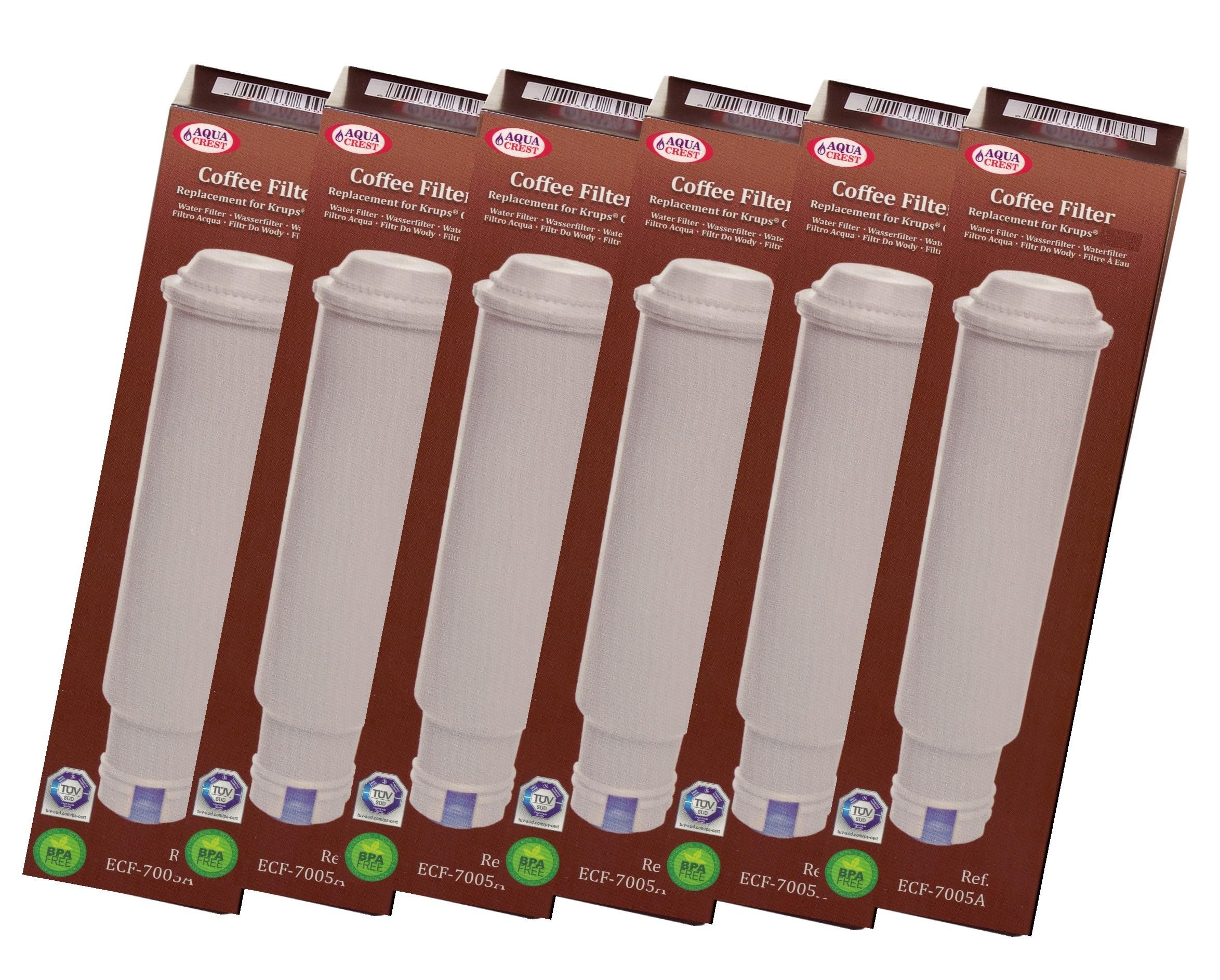 Waterdrop Koffiewaterfilter vervanging voor waterfilter Melitta® filterpatroon, Nivona® waterfilterpatroon, Krups® F088, TÜV SÜD- gecertificeerd(5 Waterdrop Koffiewaterfilter vervanging voor waterfilter Melitta® filterpatroon, Nivona® waterfilterpatroon, Krups® F088, TÜV SÜD- gecertificeerd(5