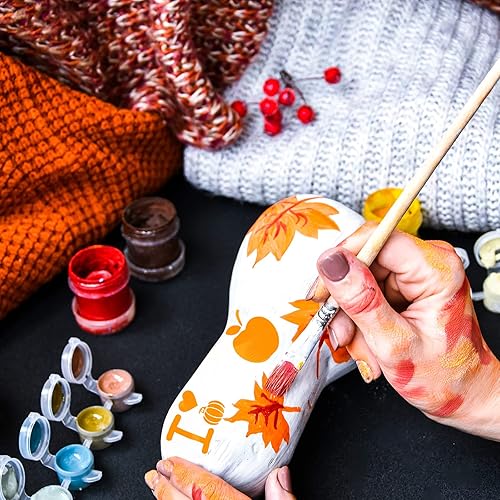 Miniatura 5 de Marspark 66 plantillas pequeñas de primavera y Pascua para manualidades, plantillas reutilizables de 3 pulgadas para pintar sobre madera, plantillas