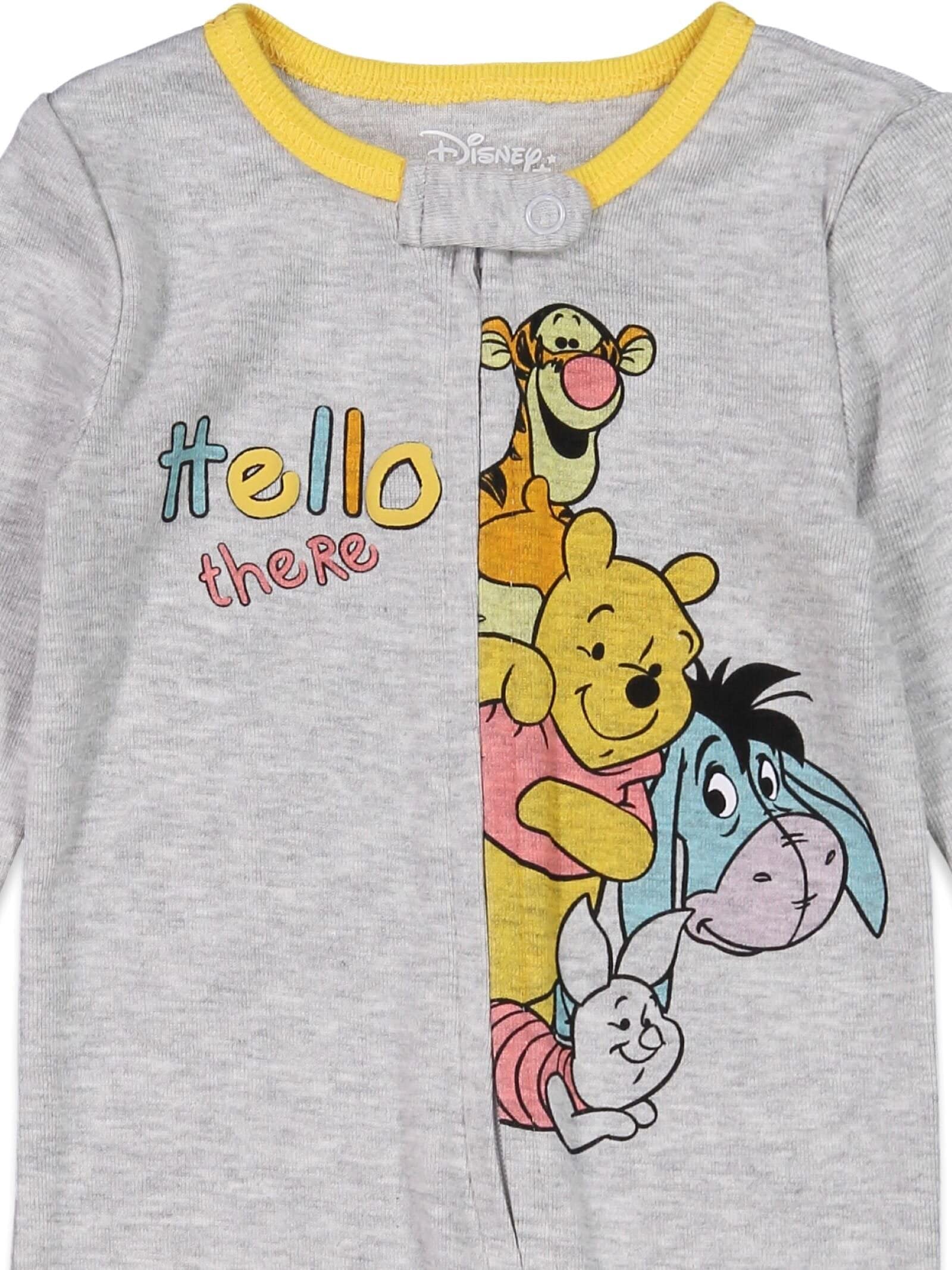 Disney Winnie Puuh Lion King Monsters Inc. Pixar Toy Story Baby-Overall, 2 Stück, Schlaf-n-Play-Overall, Neugeborene und Kleinkinder