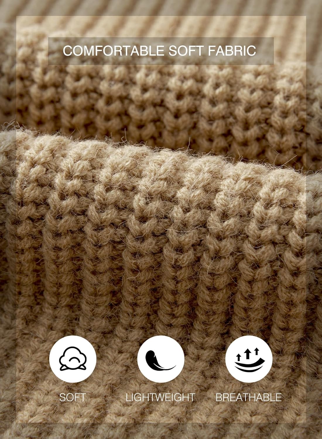 SHEWIN Womens Oversized Long Cardigan Sweaters Open Front Button Long Lantern Sleeve Knit Chunky Sweater Outerwear Coats - Image 8