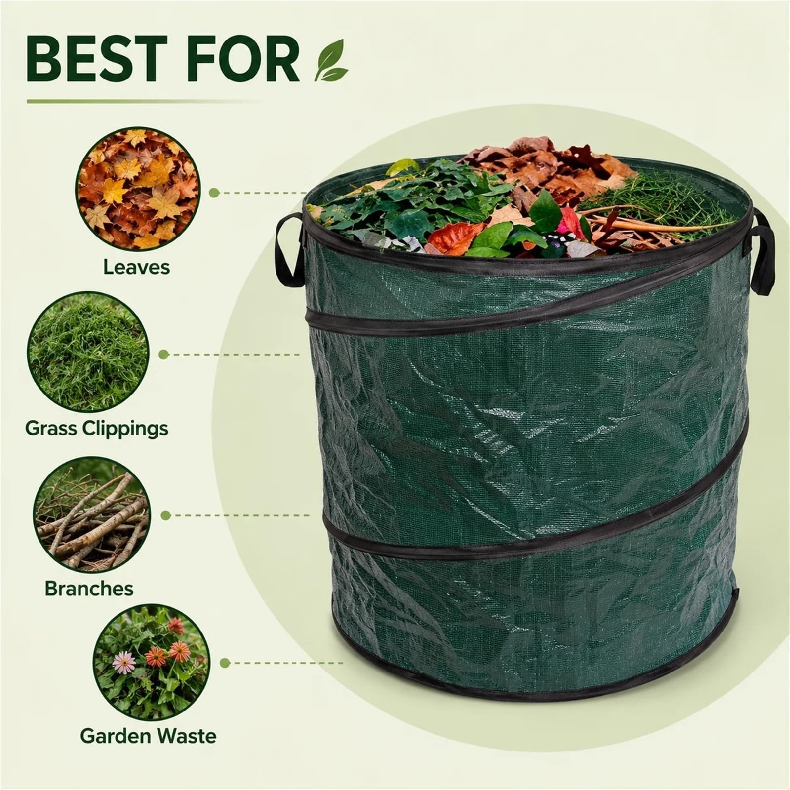 Bolsa para Residuos de Jardín Bolsa for residuos de jardín emergente y resistente