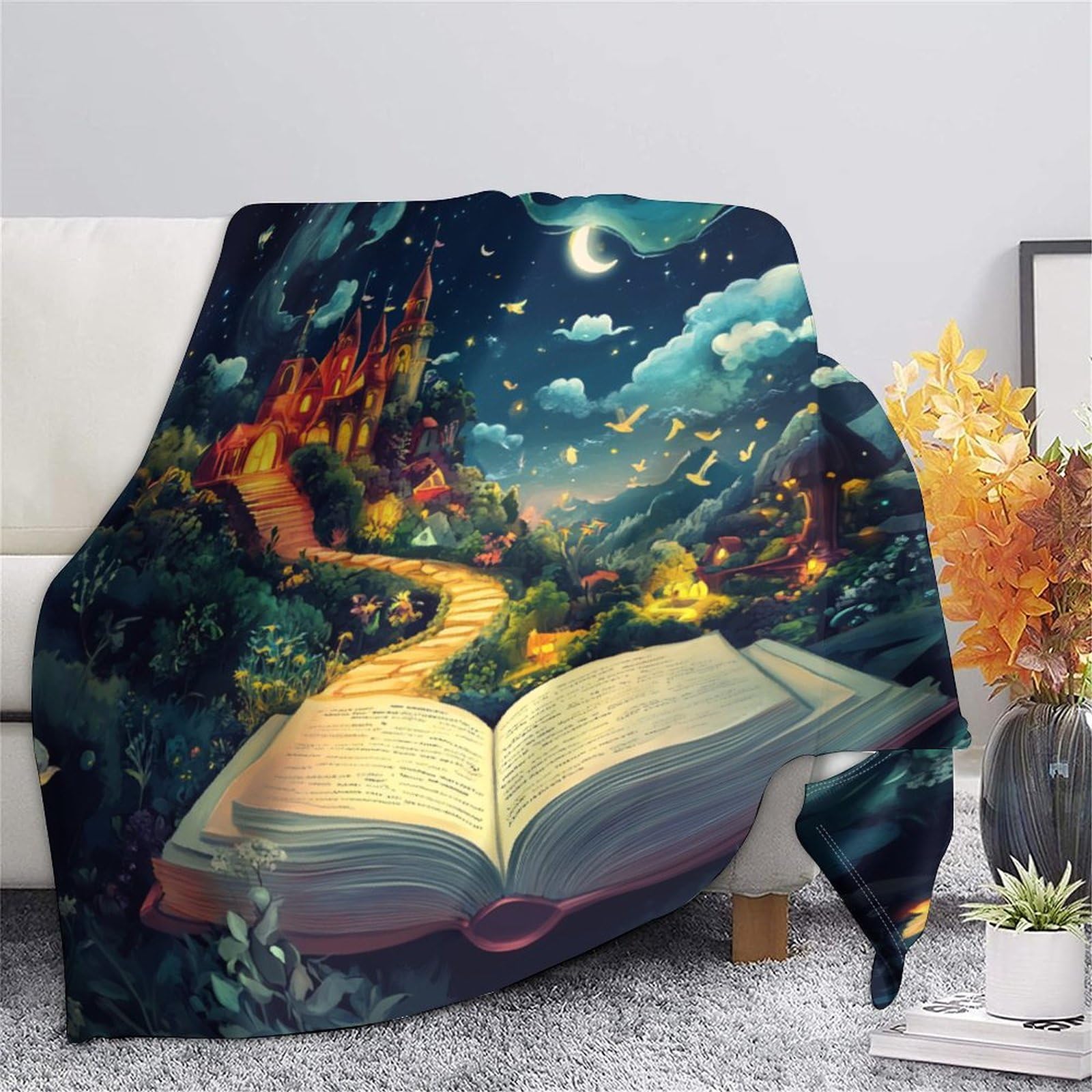 Coperta in morbido pile di flanella, ideale come regalo di compleanno per amici, familiari, regalo di Natale per amici e partner, coperta natalizia per divano e letto, 150 x 200 cm