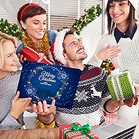 Vista 5 de Calendario de Adviento de pesca de cuenta regresiva de Navidad, juego de señuelos de pesca de 24 días para pescador, adultos, hombres, adolescentes