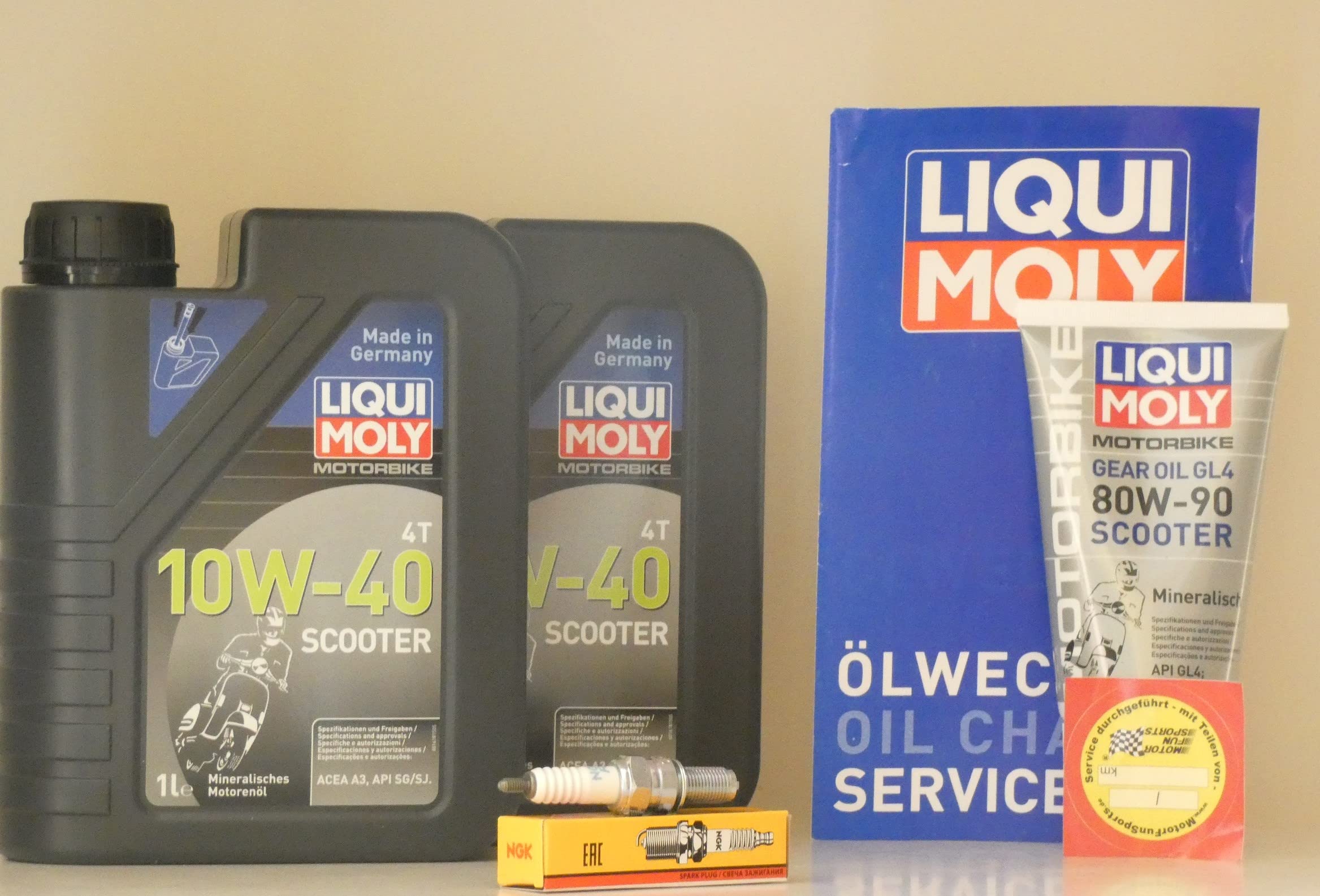 Set di manutenzione per Italjet Millennium 125 – Ispezione olio candela di accensione