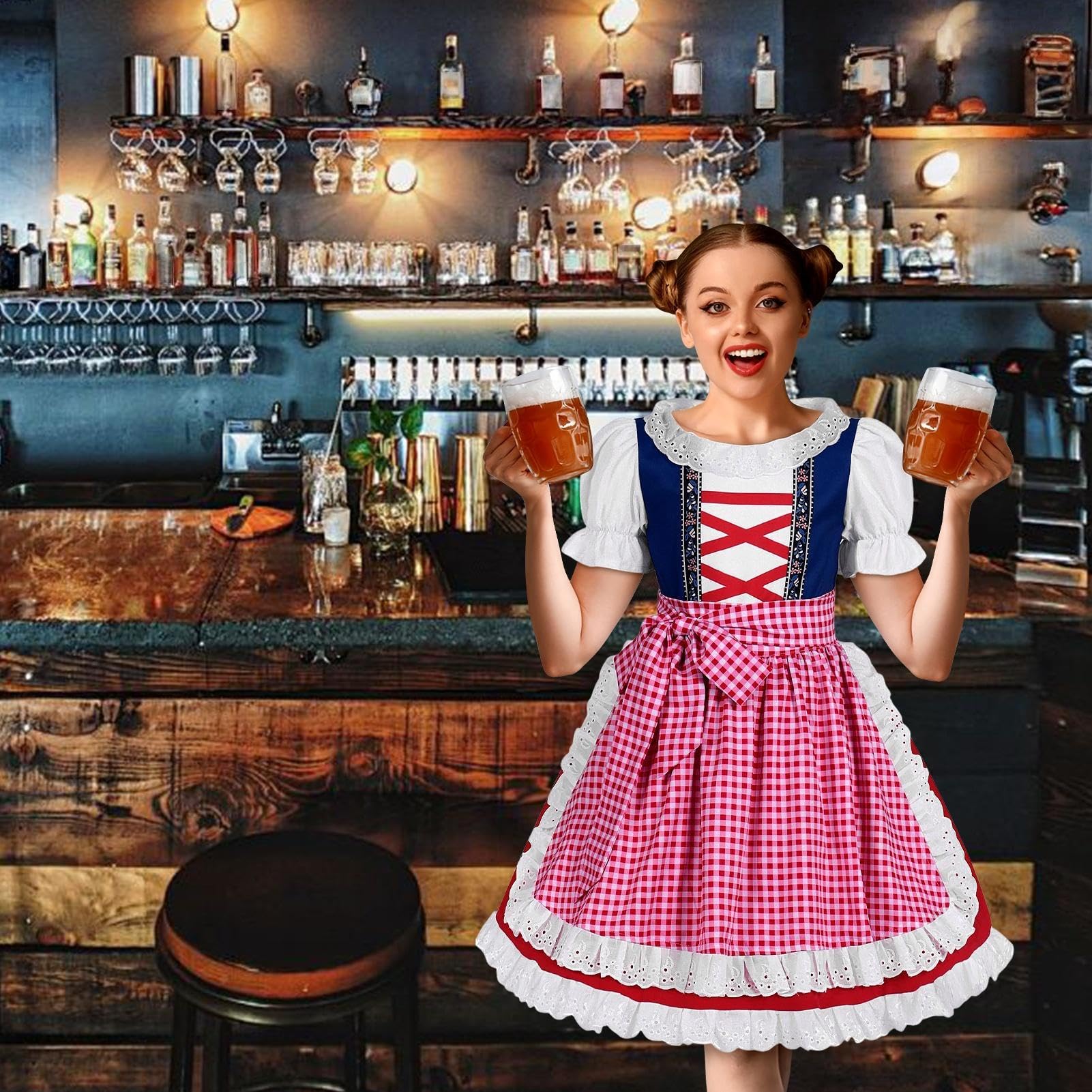 Kostium na Oktoberfest dla dzieci, vintage, bawarski, fantazyjny