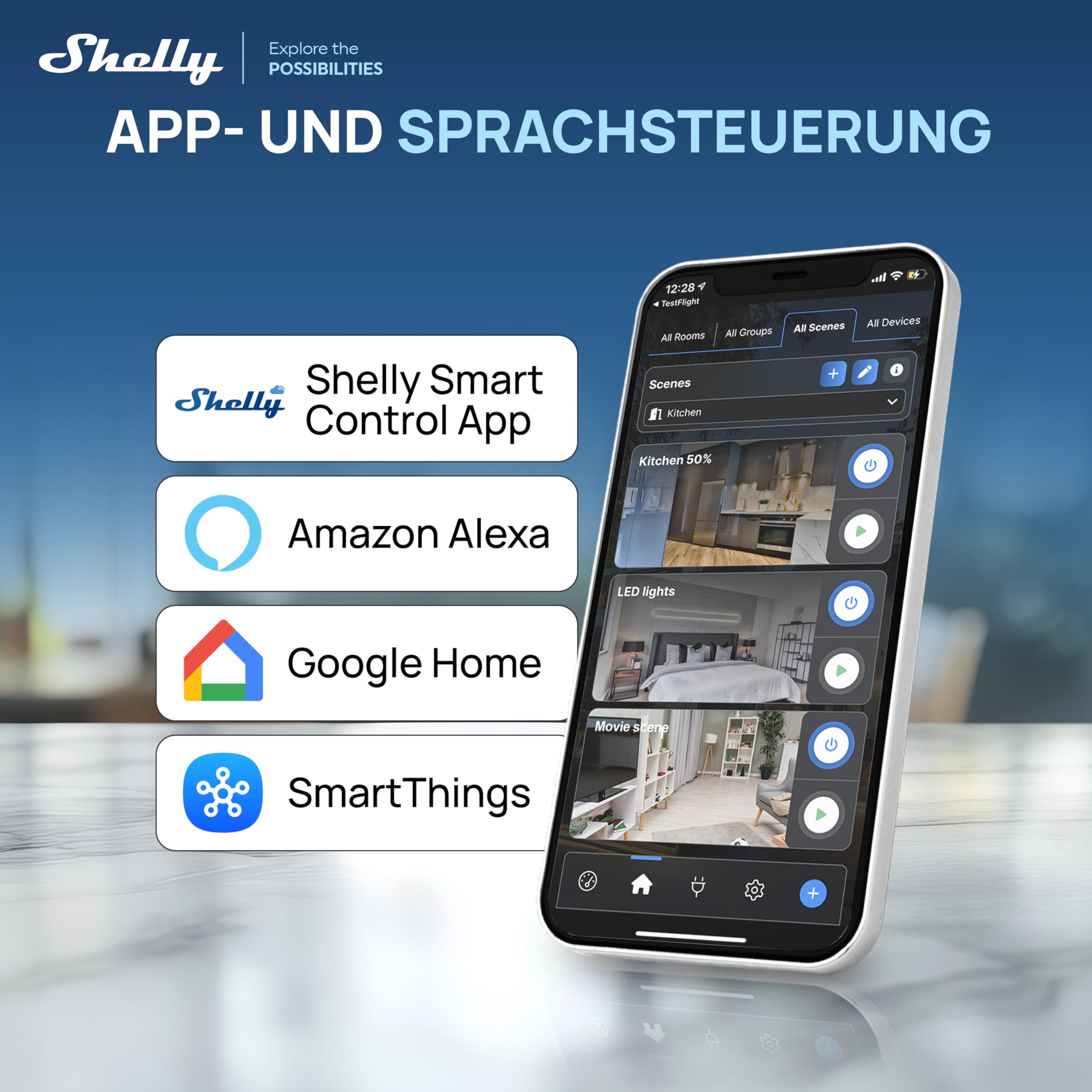 Shelly BLU H&T ZB Elfenbein - Bluetooth & Zigbee Temperatur- und Luftfeuchtigkeitssensor, IP54, Smart Home, Lange Batterielebensdauer, Verschlüsselung, Fernüberwachung, Kabellos, Gateway Erforderlich