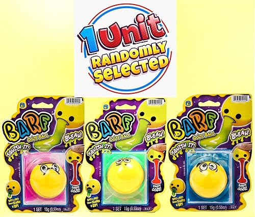 Miniatura 2 de JA-RU Barf Slime Toy Squishy Stress Balls para niños (1 bola antiestrés surtida) lanzar bolas de limo vómito. Juguete antiestrés. Divertidas bromas
