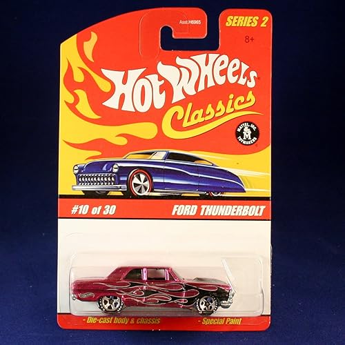 Hot Wheels Ford Thunderbolt (rosa) 2005 Classics 164 Escala Serie 2 Vehículo fundido a presión