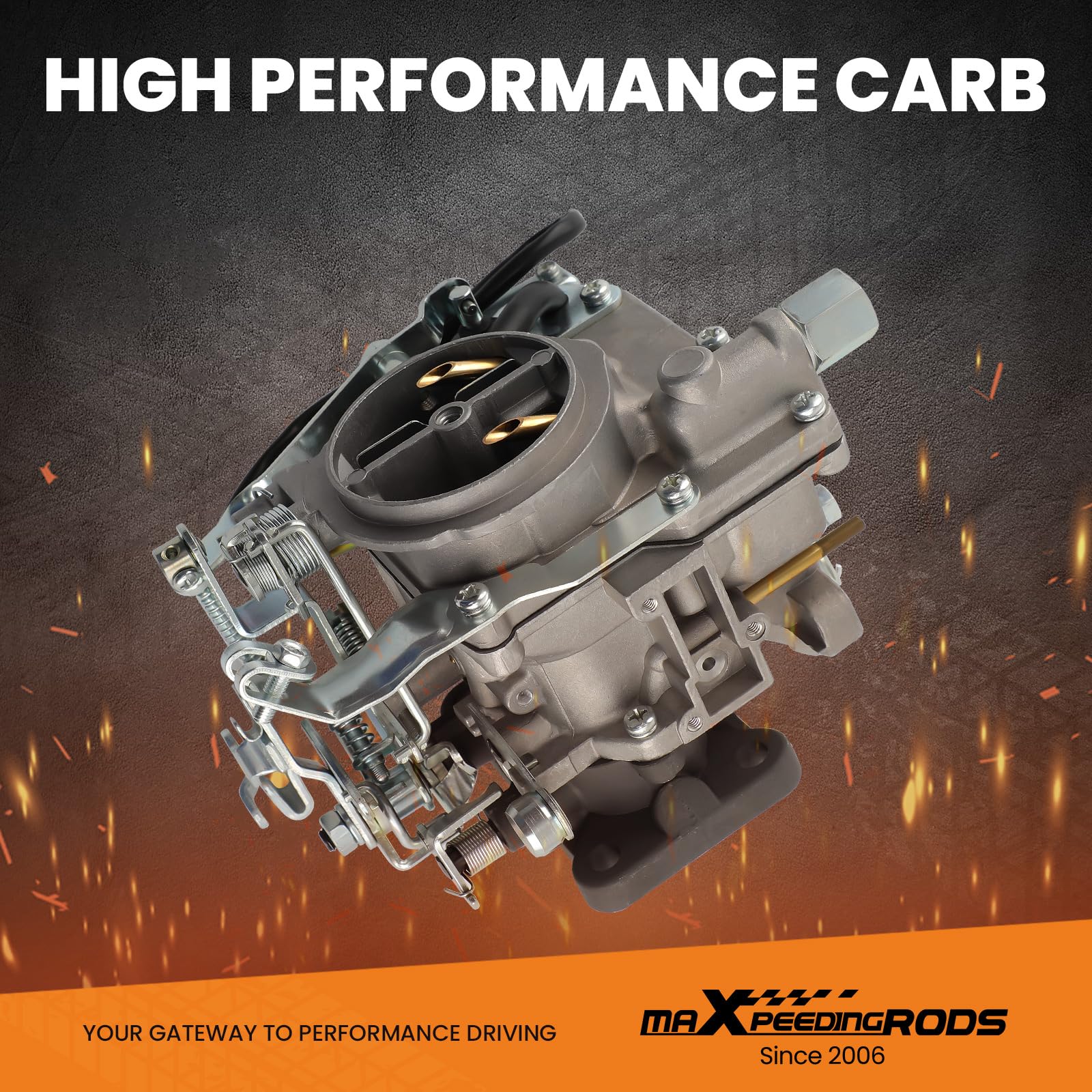 maXpeedingrods Carburator para Toyota 4K para Corolla 77-81 Starlet 82-84 2110013170 Carburador/carb