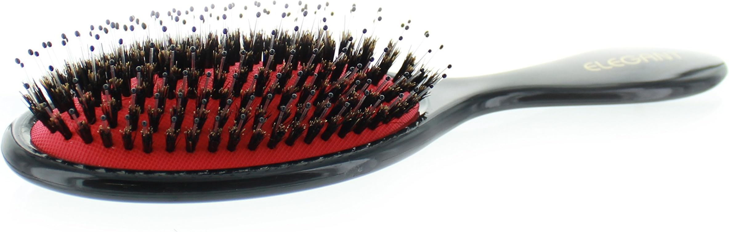 Elegant Brushes Oval Cushion Boar and Nylon Brush, 3.1 Ounce
