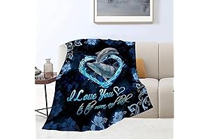 Dolphin Ocean Blanket - Cozy Dolphin Throw Blankets