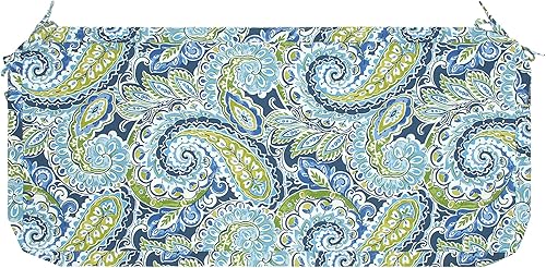 Miniatura 1 de Magpie Fabrics Funda de cojín para banco de patio, 42 x 18 x 3 pulgadas, resistente al agua, protección UV, muebles de exterior, funda de cojín de