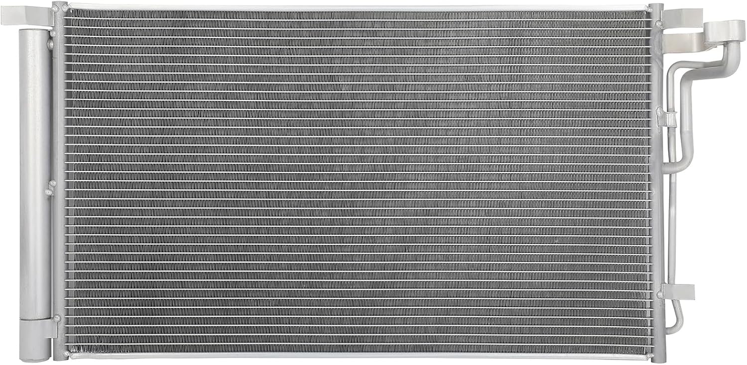 A/C AC Condenser Compatible with 2017-2020 for Hyundai for Elantra Eco 1.4L 2017-2020 for Hyundai for Elantra Limited 2.0L 2017-2020 for Hyundai for Elantra Value Edition 2.0L, Replaces 30030